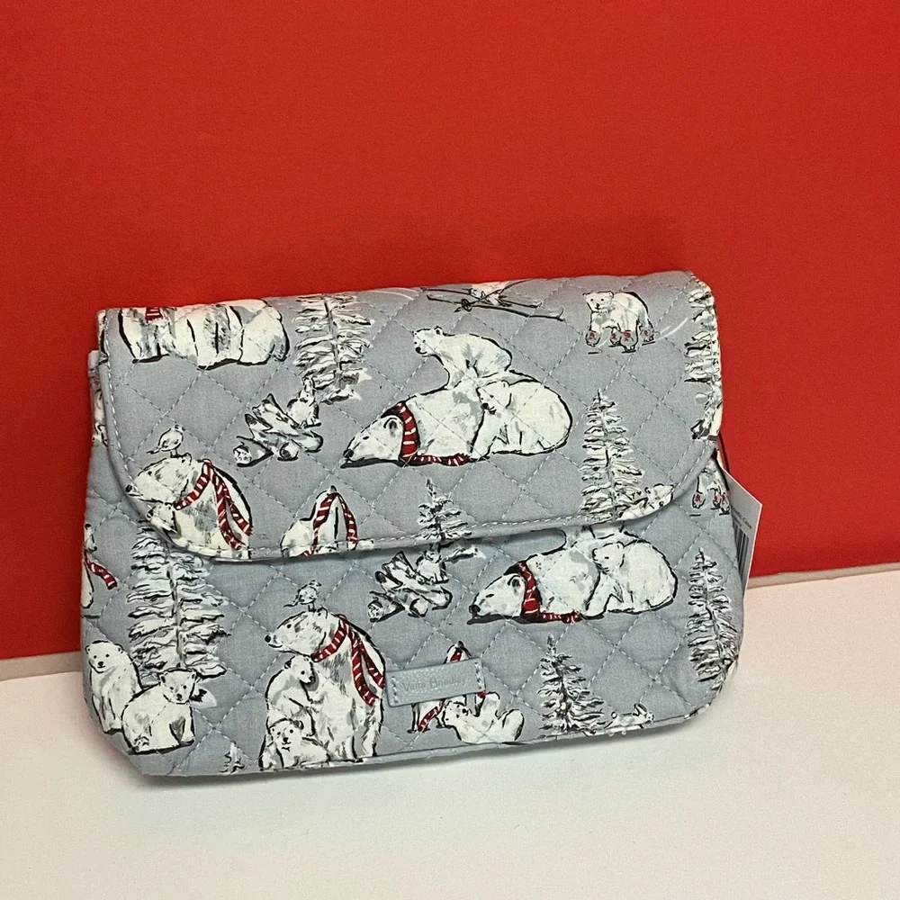 Vera Bradley Bears print cosmetic-brushes bag - Picture 10 of 10